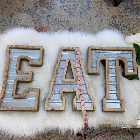 Hobby Lobby Accents Hobby Lobby Wood And Tin Letter Eat Wall